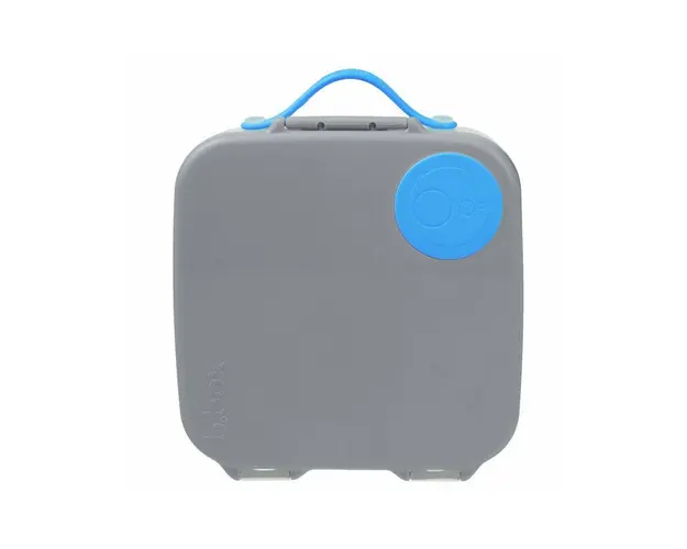 B.box - Caserola compartimentata Lunchbox, , gri cu albastru
