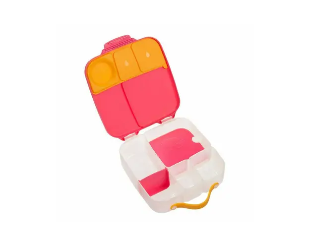 B.box - Caserola compartimentata Lunchbox, , roz cu portocaliu