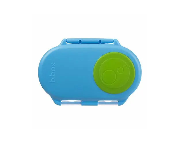 Caserola compartimentata Snackbox, B.Box, albastru cu verde