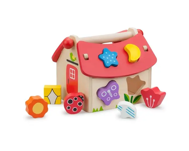 New classic toys - Casuta Shape Sorter cu forme