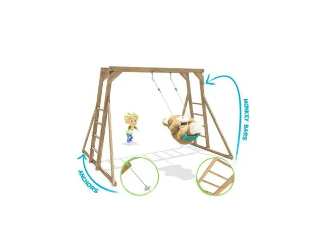 Catarator Monkey Bars cu leagan Dunster House