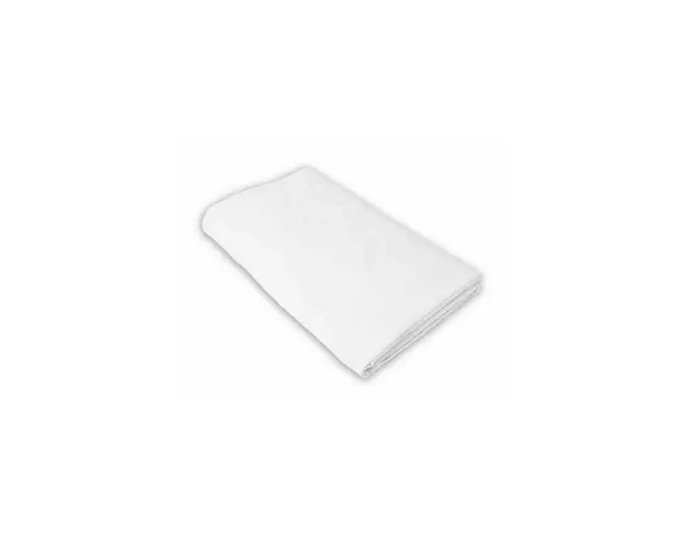 Cearceaf alb, KidsDecor, cu elastic, din bumbac - 70x110 cm