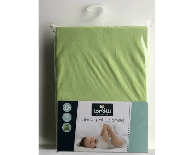 Lorelli - Cearceaf Jersey 60/120 cm Green