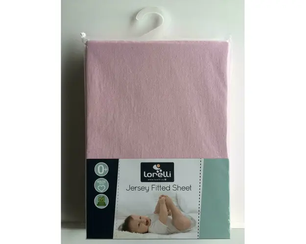 Lorelli - Cearceaf Jersey 60/120 cm Pink