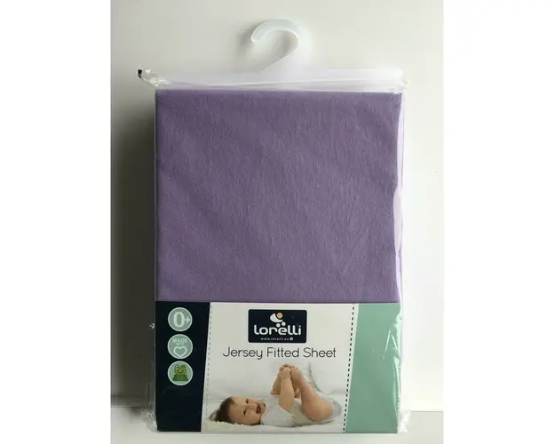 Lorelli - Cearceaf Jersey 60/120 cm Purple
