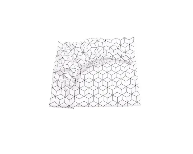Cearsaf bumbac 100% forme geometrice patut 120x60 cm