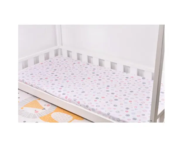 Cearsaf bumbac 100% model ghemotoace pat 90x200 cm