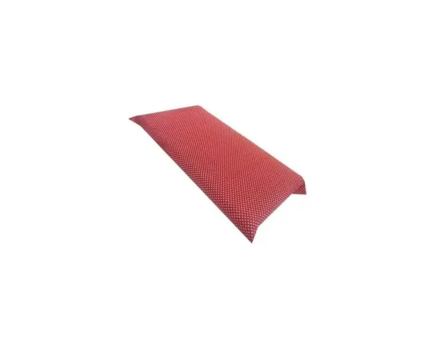 Cearsaf cu elastic roata cu imprimeu Buline albe pe rosu-160*80 cm