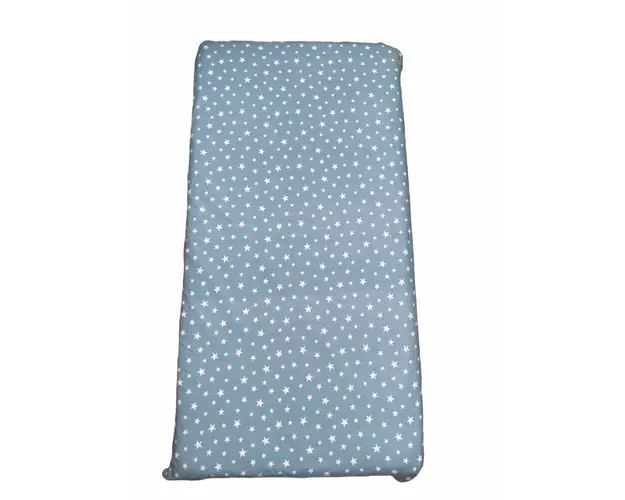 Cearsaf cu elastic roata cu imprimeu Stelute pe bleo-160*80 cm