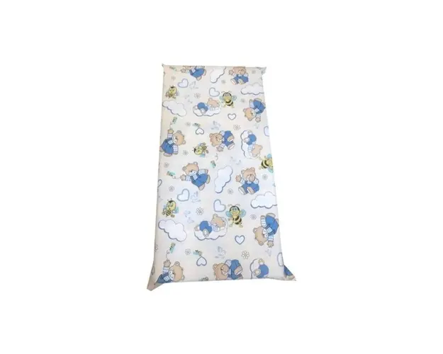 Cearsaf cu elastic roata cu imprimeu Ursi cu albine pe crem-160*80 cm