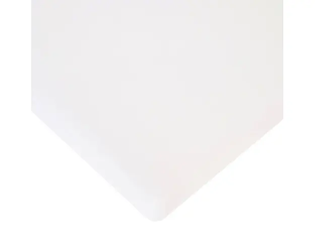 Cearsaf saltea 90x200 cm Childhome, Jerse Alb