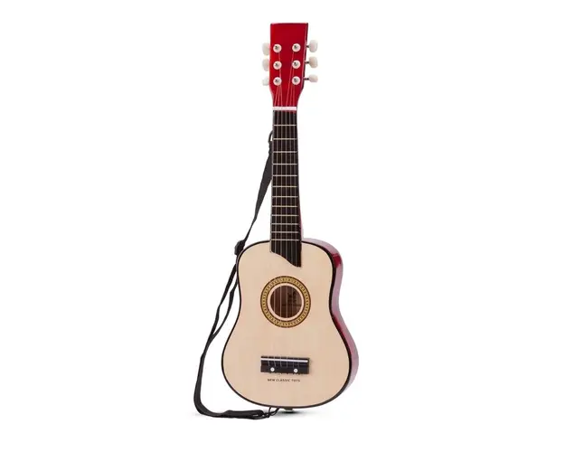 New classic toys - Chitara Luxe din lemn natur