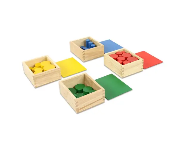 Cilindri colorati Montessori