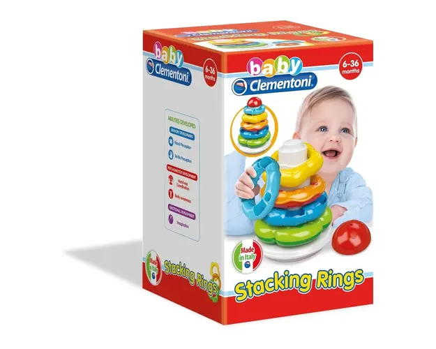 Baby Clementoni - Jucarie De Stivuit Inele