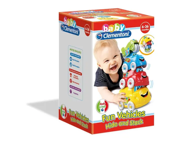 Baby Clementoni - Jucarie De Stivuit Masinute