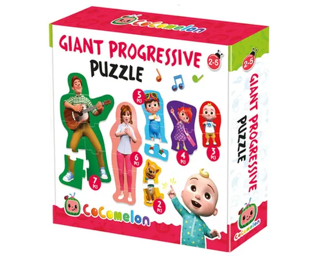 Headu Cocomelon - Puzzleuri Progresive