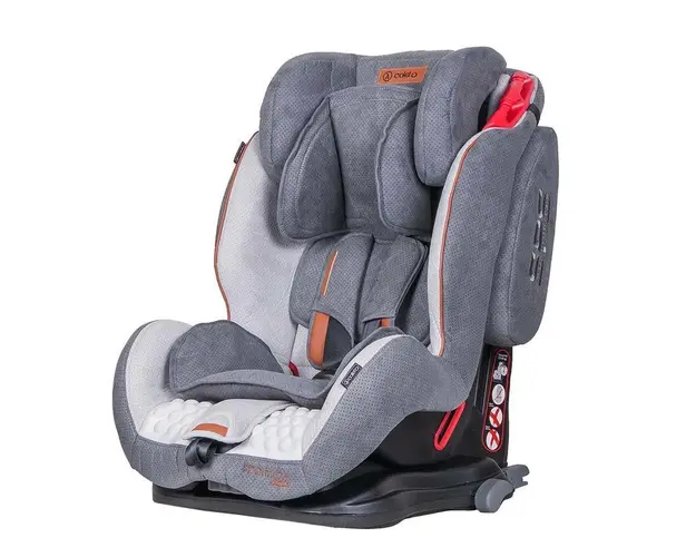 Scaun auto SPORTIVO cu ISOFIX Gri Coletto