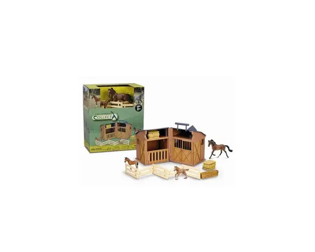 Collecta - Grajd Cu Animale Si Accesorii
