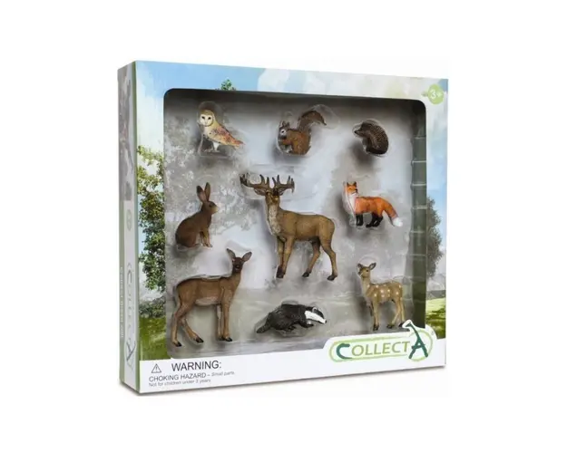 Collecta - Set 9 Figurine Animale De Padure