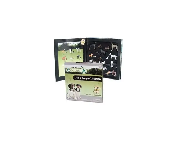 Collecta - Set Figurine Caini Si Catelusi Deluxe