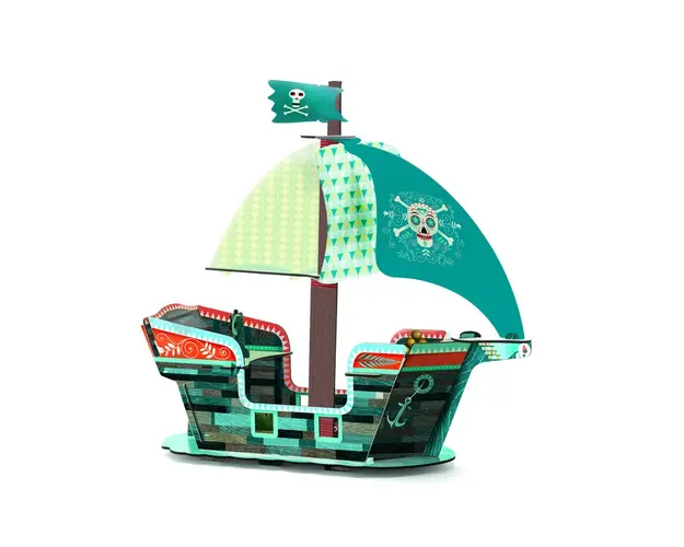 Djeco - Corabia piratilor macheta 3D