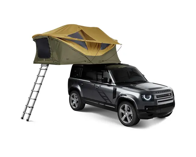 Cort auto cu prindere pe plafon, Thule, Approach M, pentru 2-3 persoane, Bronz Fenicul