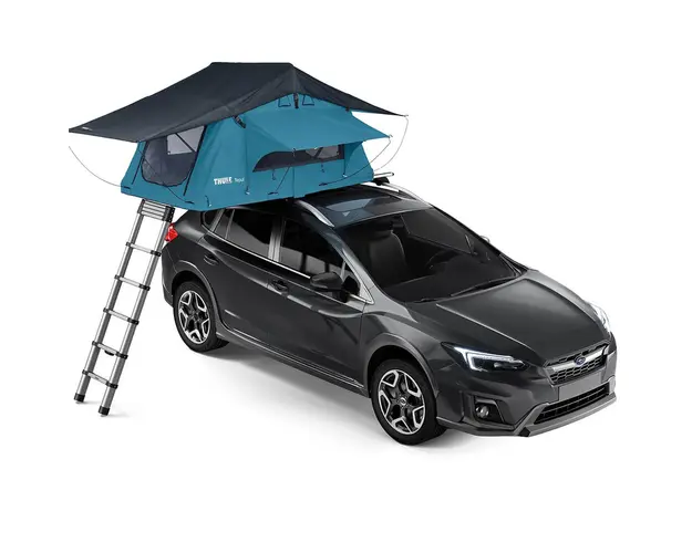 Cort auto cu prindere pe plafon, Thule, Ayer, 2 persoane, Albastru
