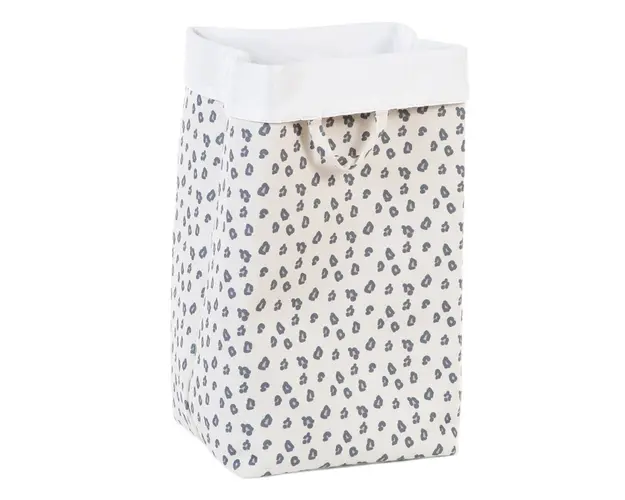 Cos depozitare panza Childhome 32x32x60 cm, Leopard