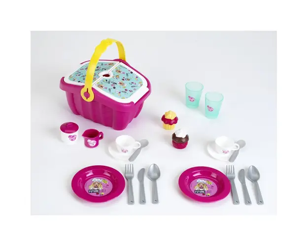 Klein - Cos picnic Barbie cu accesorii