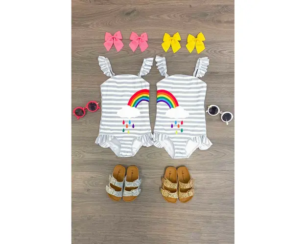 Costum de baie - Curcubeu - gemene Drool (Marime: 120)