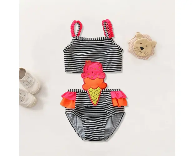Costum de baie decupat Inghetata Drool (Marime: 100)