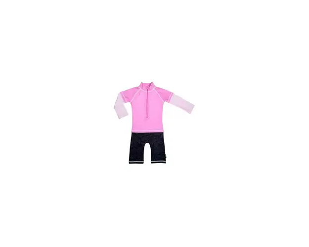 Costum de baie Pink Ocean marime 62- 68 protectie UV Swimpy