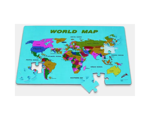 Covoras puzzle de joaca din spuma