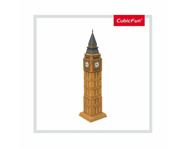Cubic Fun - Puzzle 3D Big Ben (Nivel Mediu 44 Piese)
