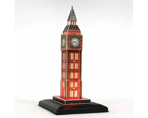 Cubic Fun - Puzzle 3D Led Big Ben 28 Piese