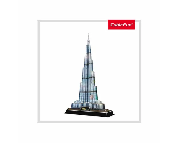 Cubic Fun - Puzzle 3D Led Burj Khalifa 136 Piese