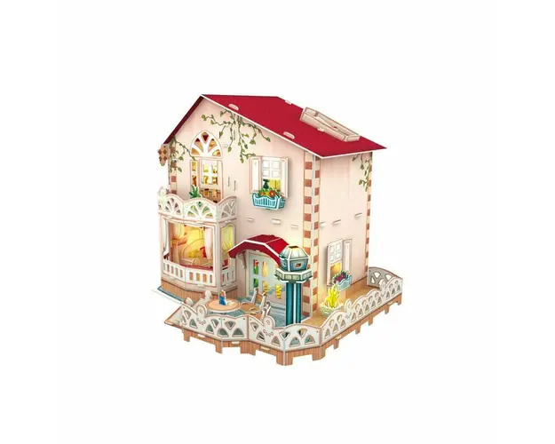 Cubic Fun - Puzzle 3D Led Casa De Vacanta 116 Piese