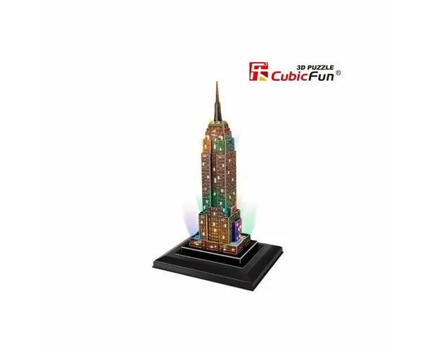 Cubic Fun - Puzzle 3D Led Empire State Building 38 Piese