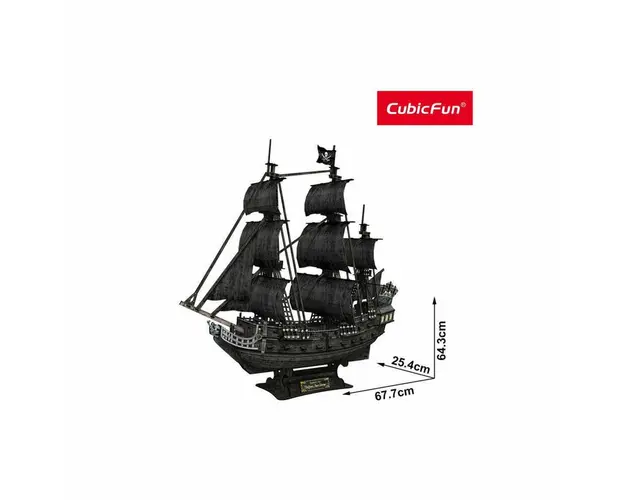 Cubic Fun - Puzzle 3D Nava Mare Queen Anne 328 Piese