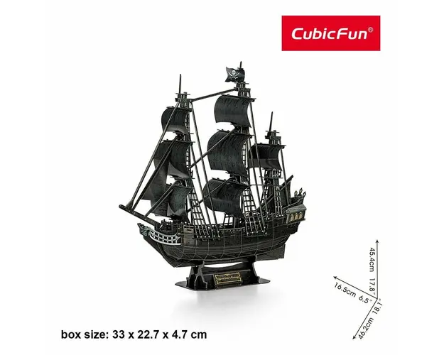 Cubic Fun - Puzzle 3D Nava Queen Anne 180 Piese