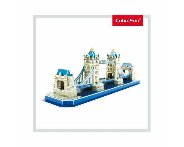 Cubic Fun - Puzzle 3D Tower Bridge (Nivel Mediu 52 Piese)