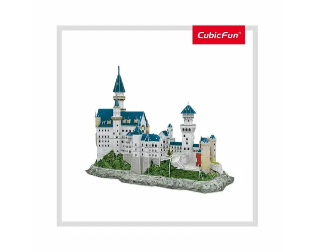 Cubic Fun - Puzzle 3D si Brosura-Castelul Neuschwanstein 121 Piese