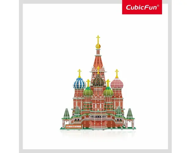 Cubic Fun - Puzzle 3D si Brosura Moscova 224 piese