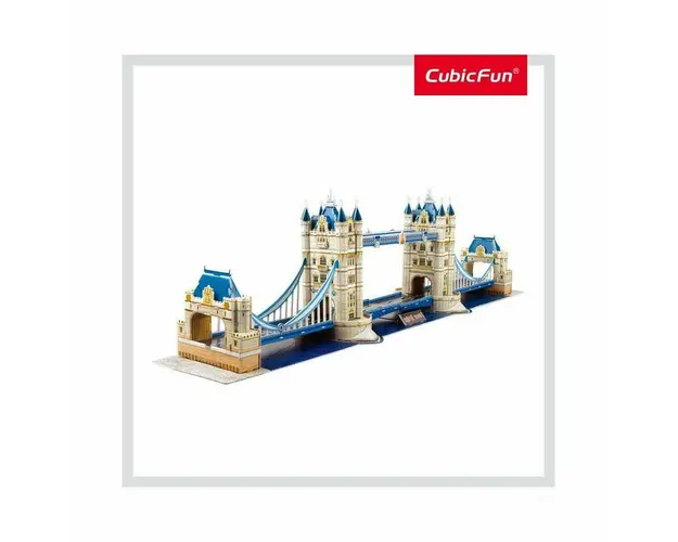Cubic Fun - Puzzle 3D si Brosura-Tower Bridge 120 Piese
