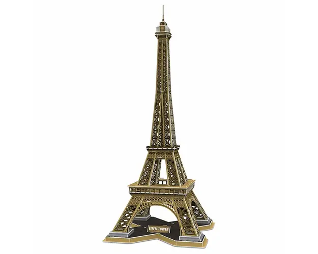 Cubic Fun - Puzzle 3D si Brosuri Paris 80 piese