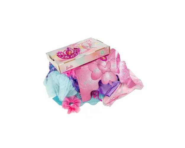 Cufar cu costumatii & accesorii Barbie