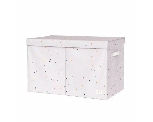 Cufar pliabil pentru camera copiilor, material reciclat Terrazo grey, 3 Sprouts
