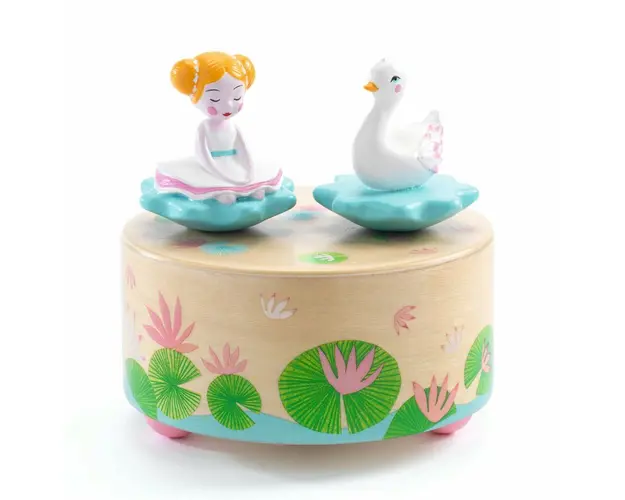 Cutie muzicala magnetica Balerina si lebada, Djeco