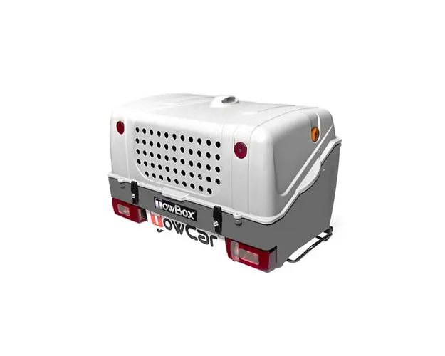 Cutie portbagaj pe carligul de remorcare Towbox V1 DOG Gri