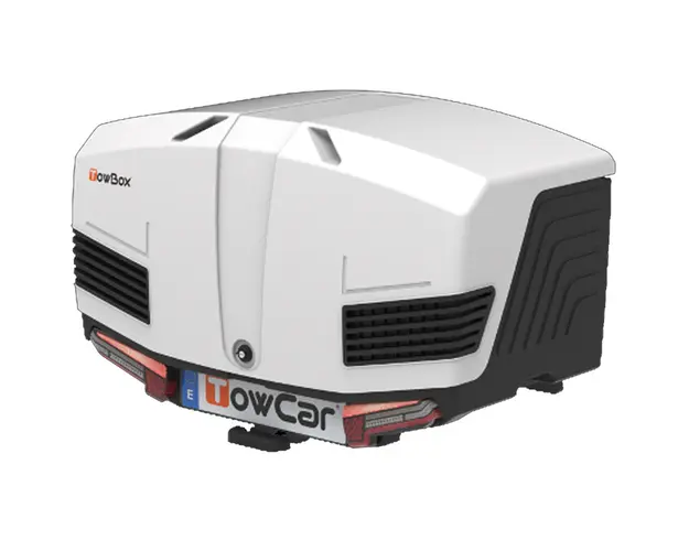 Cutie portbagaj pe carligul de remorcare Towbox V3 Arctic Alb